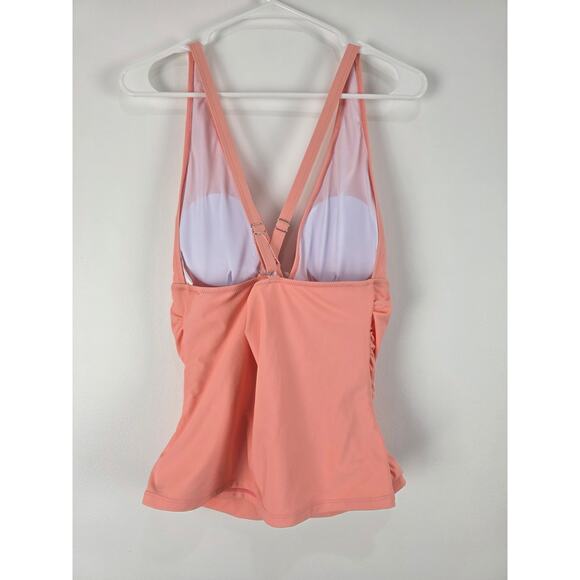 Beachsissi Swim Top XL Womens Peach Padded NWT Pullover Beach Lake - Picture 4 of 5